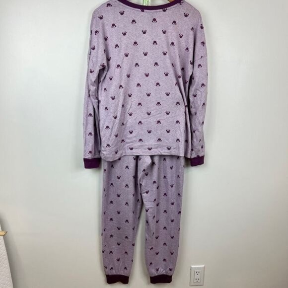 Disney Other - Disney Women's Small Purple Minnie Mouse Sleepwear Loungewear Set Long Sleeve